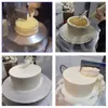 Máquina de alisar bolo de aniversário semiautomática 2022 para reboco de bolo e camada de creme para enchimento