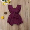 0-24M Heiße Mode Mädchen Overalls Neugeborenen Baby Mädchen Baumwolle Farbe Strampler Overall Outfits Sunsuit G220521