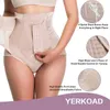 Mutandine di controllo della pancia per le donne Shapewear Butt Lifter Corsetto a vita alta Trainer Corsetto Dimagrante Body Shaper Biancheria intima L220802