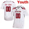 Thr Custom Texas Tech College Football Jerseys 10 Alen Bowman 11 Derrick Willies 11 Jakeem Grant 12 Colt Garrett Masculino Feminino Juvenil Costurado