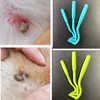 Köpek tımar 3pcs Pet Tick Twist Sökücü Kanca Seçici Pire Çıkarma Kedi Köpek Tımarlama Ürün Akar Aracı Cımbızlar Penseler Penseler Envanter Toptan