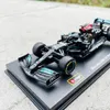 BBURAGO 1:43 Mercedes-AMG W12 E Performance Racing Model Simulation Car Eloy Toy Collection Gift 220507