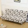 Capas de cadeira Capas de sofá-cama dobrável com tudo incluído Sala de estar em forma de estar em forma de estar de mobília flexível