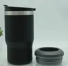 UPS 4 in 1 Bicchieri da caffè da 14 once Bicchieri in acciaio inossidabile Bicchieri da 12 once Slim Cold Beer Can Cooler Holder Bottiglie per bevande isolate sottovuoto a doppia parete con due coperchi