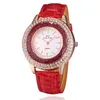 Zegarek na rękę dla kobiet kwarcowe zegarki skórzany pasek diamentowy moda moda żeńska swobodna ręka na rękę renogio męskie damki zegarek relojes zegarek