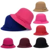 Capits Caps Masks Brand Fashion Ladies Women cloche Hat Felt Bucket Fedora Bowler Dome Bow Cap VintageCycling