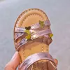 Kinderen sandalen voor meisjes mode schoenen met boog zomer baby meisjes antislip zachte schoenen kinderen casual strandschoenen G220418