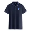 Empoli F.C. Män och kvinnor Polos Mercerized Cotton Short Sleeve Lapel Breattable Sports T-Shirt Logot kan anpassas
