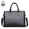 Mänskortsjukdomar huvudlager Cowhide Portfölj Business Travel Bag 14 tum Laptop Man Shoulder Cross Body High Quality Handbag 220622
