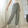 Sweatpants Women Baggy Pants Women Gray Spring Wide Leg Sweat Pants Overdimensionerade joggare Streetwear High midja byxor Kvinnor 201113