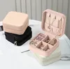 Mini Jewelry Travel Case draagbare sieradendoos kleine opslag organizer displayboxen voor ringen oorbellen kettingen geschenken