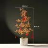 Dekoracyjne kwiaty wieńce sztuczne kwiaty wróżki owoce bonsai ozdoby dekorują salon rok Fałszywe rośliny dekoracja stołu ślubnego