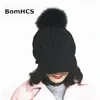 BERETS BOMHCS WOMEN'S BERET WINTER FACK heid暖かい純粋な手作りの帽子capsberets delm22