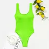 Stringi seksowne kobiety stałe stroje kąpielowe solidne stroje kąpielowe żeńskie brazylijskie monokini bodysuit kostium kąpielowy Suit 220509