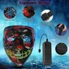 2023 Festive Party Halloween Mask LED Light Up Funny Masks The Purge Election Year Great Festival Cosplay Costume Supplies FY7943 0815