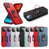 Case telefoniche da 2 in 1 per iPhone 15 14 13 12 11 XS Max XR X 6 7 8 Plus Magnetic Auto Stackt Cover