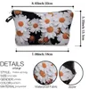 3D Printed Cosmetic Bags Sunflower Necessaries for Women Makeup Organizer Travel Cosmetic Case Girls Mini Handbag LX4704