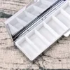 1 st Travel Essential Pill Box Splitters Multipel Grid Folding Pills Case Behållare för läkemedel Organizer Pill Boxer