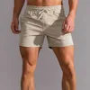 Plaża krótka dla mężczyzn szorty elastyczne talia Szybkie suche letnie ubrania męskie ubrania