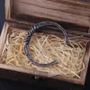 Link Bracelets Chain Arrival Iron Color Vikings Bangle With Wooden Box As GiftLink Raym22