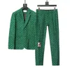 Mens 정장 패션 디자이너 Blazers Man 클래식 캐주얼 플로럴 프린트 럭셔리 재킷 브랜드 Long Sleeve Slimsuit Coats9581992