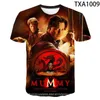 T-shirt da uomo Movie Mummy Stampato 3D T-shirt da uomo Casual Estate 2022 Cool T-shirt da donna Streetwear Ragazzi Ragazze Kid TopsMen's