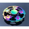 Dekompressionsspielzeug Regenbogen Metall Fidget Spinner Stern Blume Totenkopf Drachenflügel Handspinner für Autismus ADHS Kinder Erwachsene Antistres Spielzeug