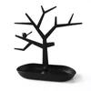 Avtagbar Little Deer Smycken Stativ Örhängen Halsband Ring Pendant Armband Display Tray Tree Storage Racks Organizer Holder