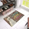 Tappeti Pet Dog Chihuahua Welcome Mats Grafica 3D Zerbino Assorbente Tappetino antiscivolo Bagno Decorazioni per la casa Tappeto da cucina Goccia