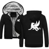 Men's Hoodies Men's & Sweatshirts Mythical Gryphon Men With Hat Print Fleece Thickening Autumn Winter Male Warm Coat Brand