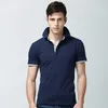 Business Polo Shirts Men High Quality Men Cotton Shirt Summer Short Sleeve Polos snabb torr manlig tee skjorta Brand Casual Tops 220504