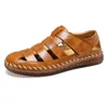 Sandals Summer Men Fashion Classic Fisherman Outdoor Designer Beach Brand Leather Handmable Trekking Size38-46