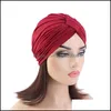 Beanie/Skl Caps Hats Hats Scarves Gloves Fashion Accessories Casual Ladies Headwear Baotou Hat Yoga Bottoming Headscarf Solid Color Elega