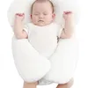 赤ちゃんの枕のハニカム通気性生まれヘッドポジショナークラウドシェイプリムーバブル調整可能なアンチスタルテルベイビーフラットヘッドクッション220519