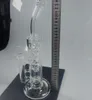 2022 bangs à gravité conduites d'eau Hookahs tornado bong attrape-cendres Narguilé épais perforé de haute qualité perceuse à huile porte-bulles d'air 13,8 po. Pleine hauteur 18,8 ports