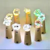 LED String Lights Bottle Stopper Silver Fairy Strip Wire Outdoor Party Decoration Cork Light String