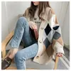 Winter Sweater Women Knitted Warm Long Hooded Sweater Casual Korean Chunky Autumn Fashion Fluffy Cardigan Sweater Female LJ201127