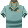 Polo para hombre Camiseta de manga corta Verano para hombre Solapa suelta Tamaño grande Media manga Camiseta 220608