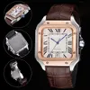 designer watches mens Luxury watch automatic Mechanical Stainless steel Style Wine barrel case coffee country Classic movement Gold wristwatch montre luxe