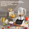 2022 New Joyoung Food Blender Mixer L18-P557 벽 브레이크 냉담한 Soymilk 제조업체 컬러 스크린 1.75L 스마트 대두 우유 기계.