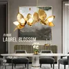 Pendant Lamps Designer Dining Room Chandelier All Copper Laurel Petals Leaves High-grade Decoration Desk Lamp Artistic Personality