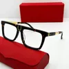 Mode carti luxe Cool lunettes de soleil Designer designer Cheetah Classic rectangle métal Série Vivid and Smart Business Casual Hommes Femmes Full Frame Optical
