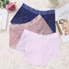 ZW90 Women Modale Panty High Waist Ademend Trigonometrische Slipje Plus Size Women Undergoed Body Shaping Slips M-XXL L220802