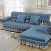 Coperchi di sedie inverno addensato in velluto in velluto divani divano di fascia di fascia alta peluche copertura non slittata decorazione per la casa