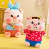 25cm High Quality Creative Cartoon Pig With Dress Plush Toy Stuffed Soft Animal Doll Pillow For Chid Gift Room Decor Present