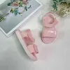 Fashion Children High Quality Mini Melissa Sandals Girls Kids Candy Solid Color Soft Casual Beach Shoes HMI067 G220418