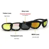 Gafas de ejército polarizado gafas de sol tácticas 4 kit de lentes gafas tácticas tormenta de hombres del desierto de la tormenta del desierto de la guerra del ojo de gafas deportivas prote3333d