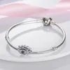 925 Silver Fit Pandora Charm 925 팔찌 정통 고양이 원사 공 매력 귀여운 동물 핏 매력 세트 펜던트 DIY 미세 구슬 보석