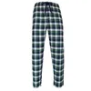 Ropa de dormir para hombre, pantalones holgados para dormir para hombre, pantalones de salón/pijama de franela a cuadros, talla M-2XL, pantalones suaves informales, ropa interior para hombre