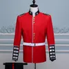 Kostymer för män Blazers Kungliga gardedräkt för män Renässans Medeltida brittiska soldater Uniform Performance Engelska